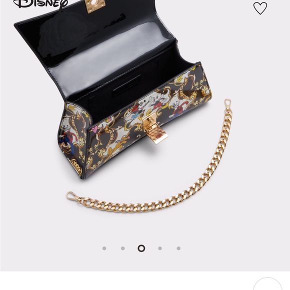 Aldo disney top handle bag with crossbody strap and short chain - Picture 8 of 13